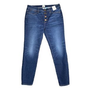 J Crew 9" high-rise toothpick jeans in Litchfield Wash size 31